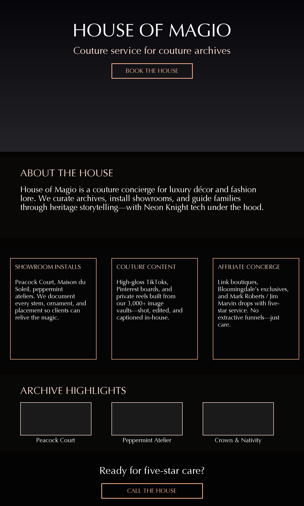 House of Magio layout preview